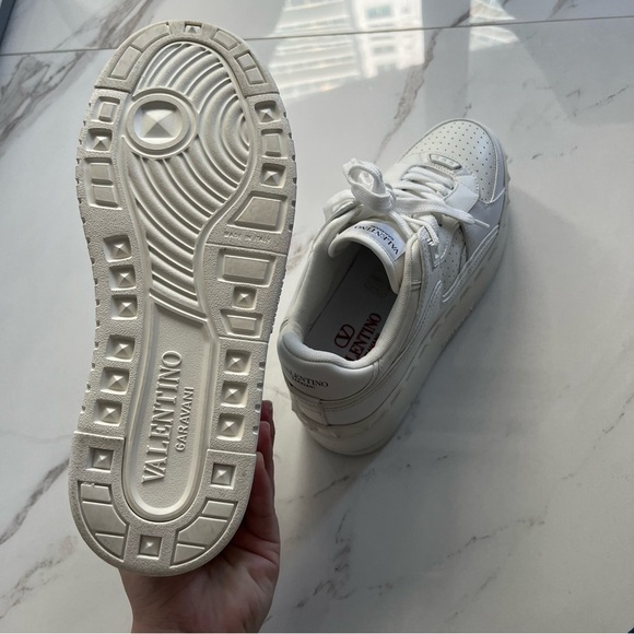 Valentino Garavani Freedots XL leather sneakers- Size 36; Excellent Condition - Picture 10 of 13
